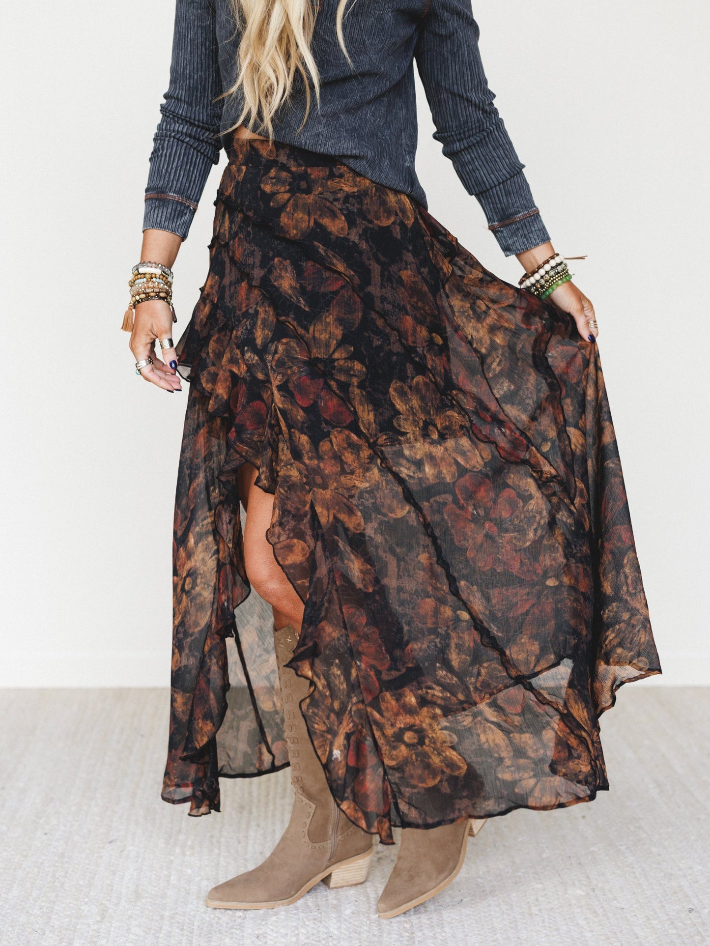 Frill Seeker Skirt - Black