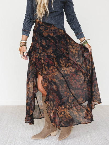 Frill Seeker Skirt - Black