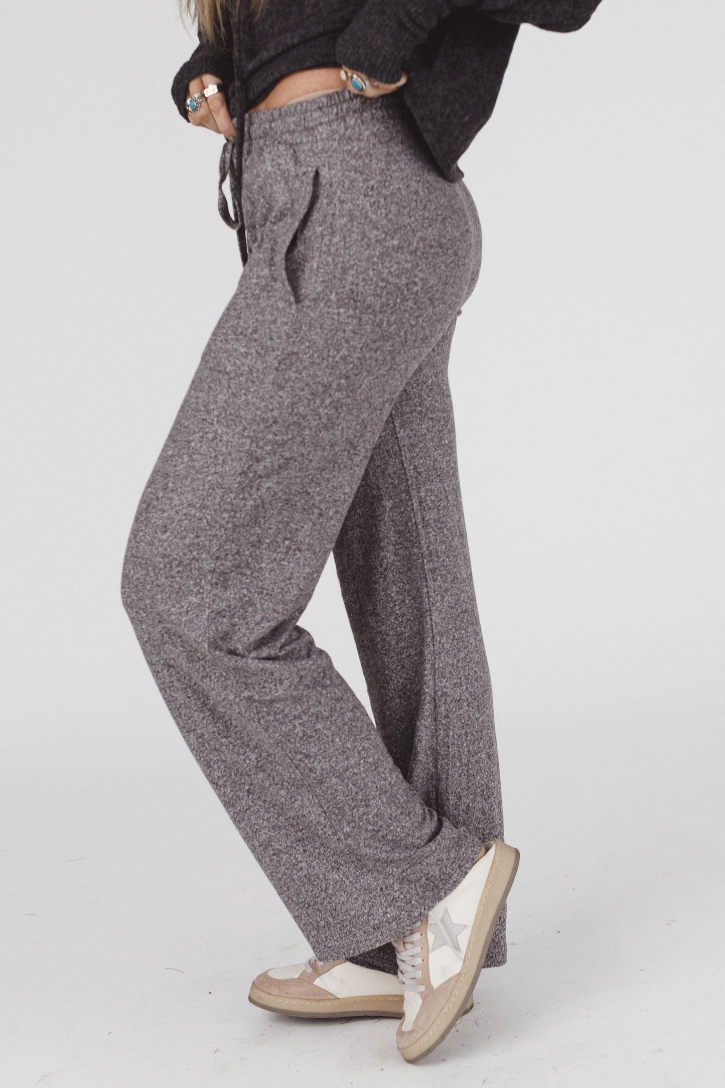 Top Flight Drawstring Pants - Black