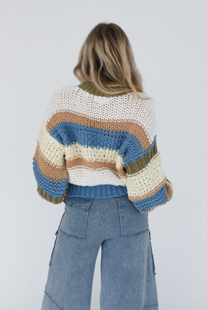 Laurel Canyon Striped Sweater - Multi