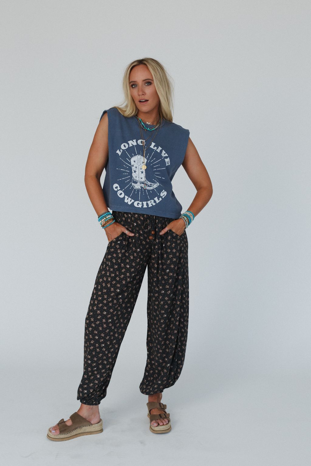 The Nest Emberlyn Wide Leg Cinched Pants - Iron