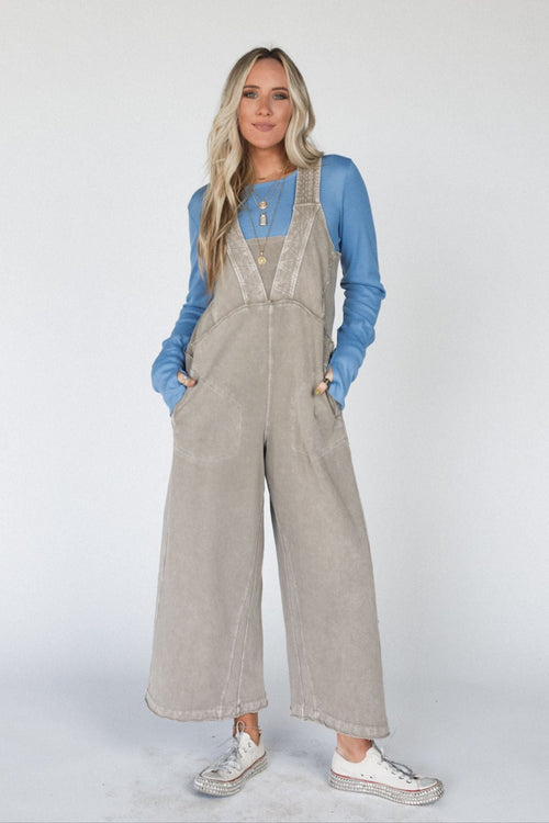 Meadow Dreamer Jumpsuit - Mushroom