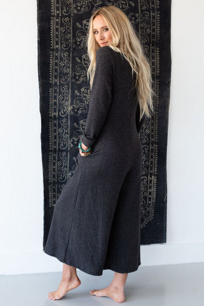 Simply Comfort Jumpsuit - Dark Gray